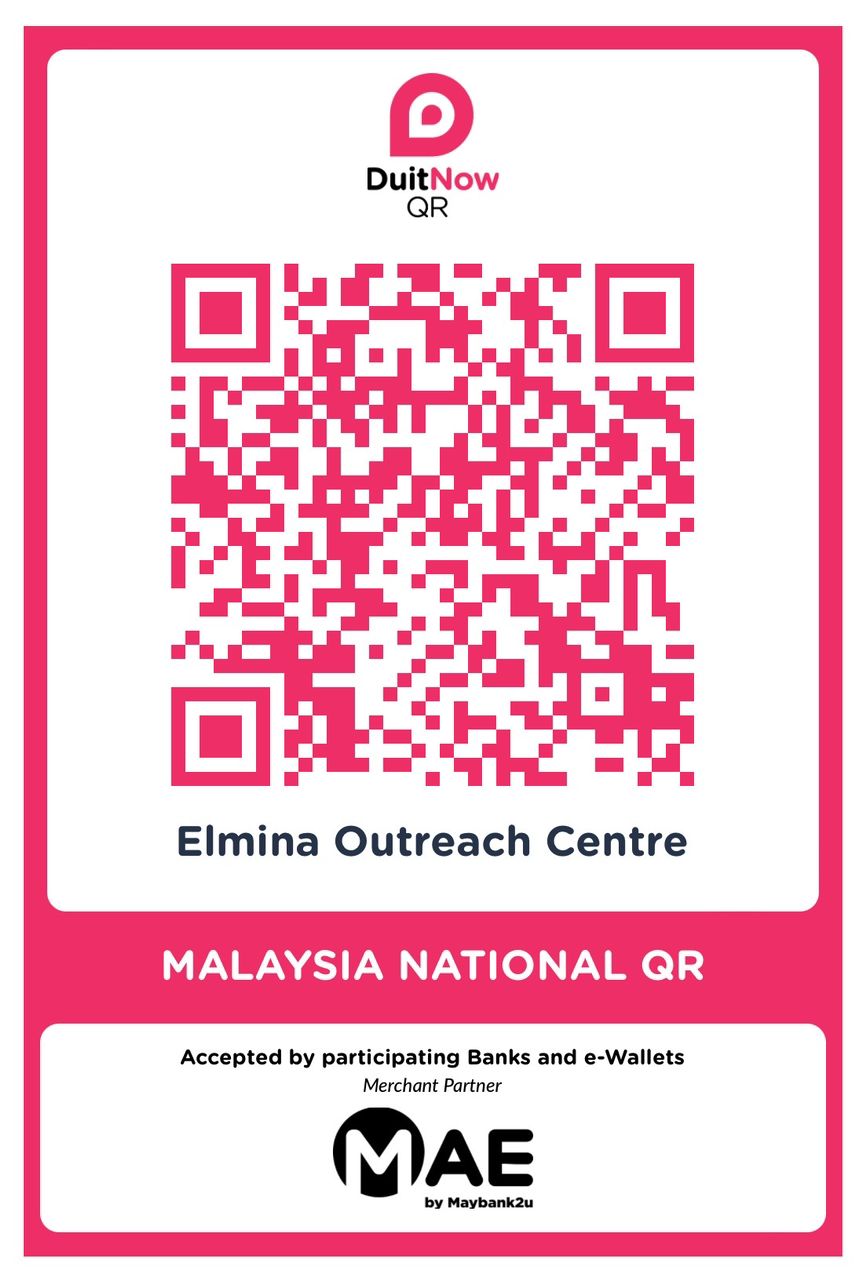 Scan to donate via DuitNow QR